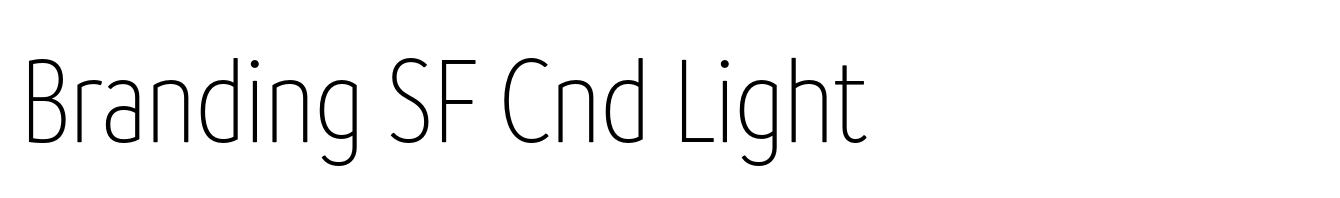 Branding SF Cnd Light